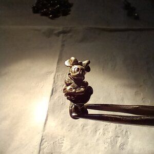 Minnie Mouse Sterling Charm